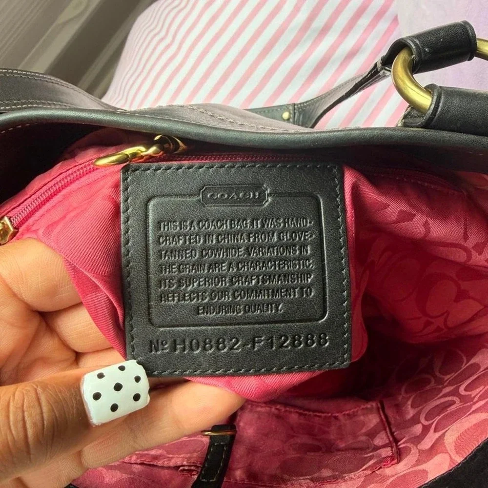 Black Coach Legacy Gigi Tote